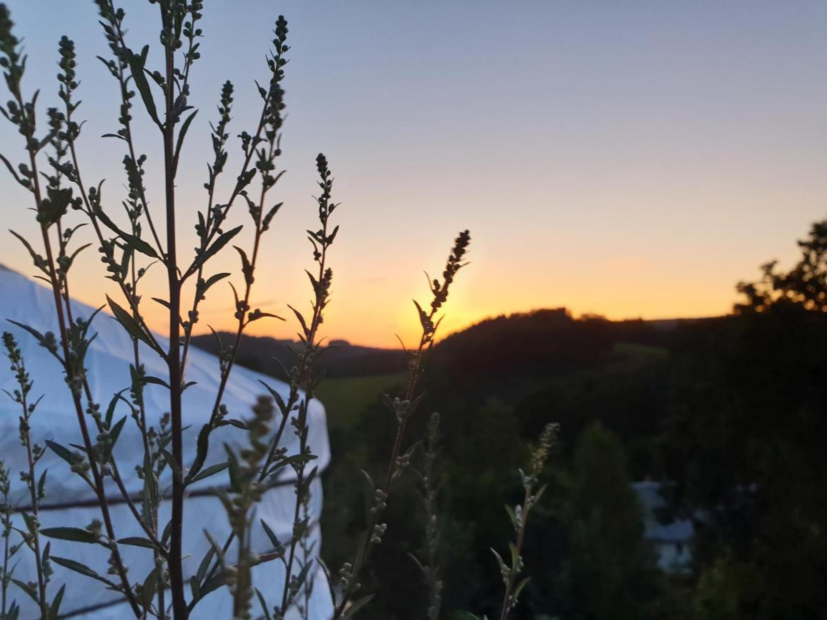 Idyllische Jurte In Der Sachsischen Schweiz Hotell Sebnitz Exteriör bild